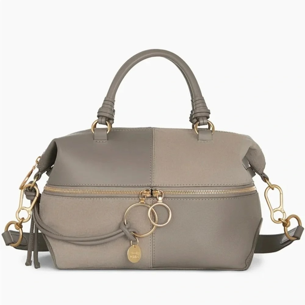 See  By Chloe Emy Satchel Bag in Motty Gray‎